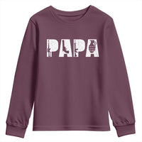 Proud Hunter Dad Youth Sweatshirt Funny Hunting Lifestyle Fathers Day Gift