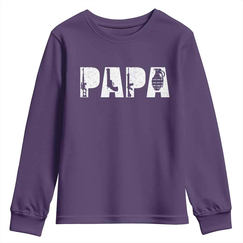 Proud Hunter Dad Youth Sweatshirt Funny Hunting Lifestyle Fathers Day Gift