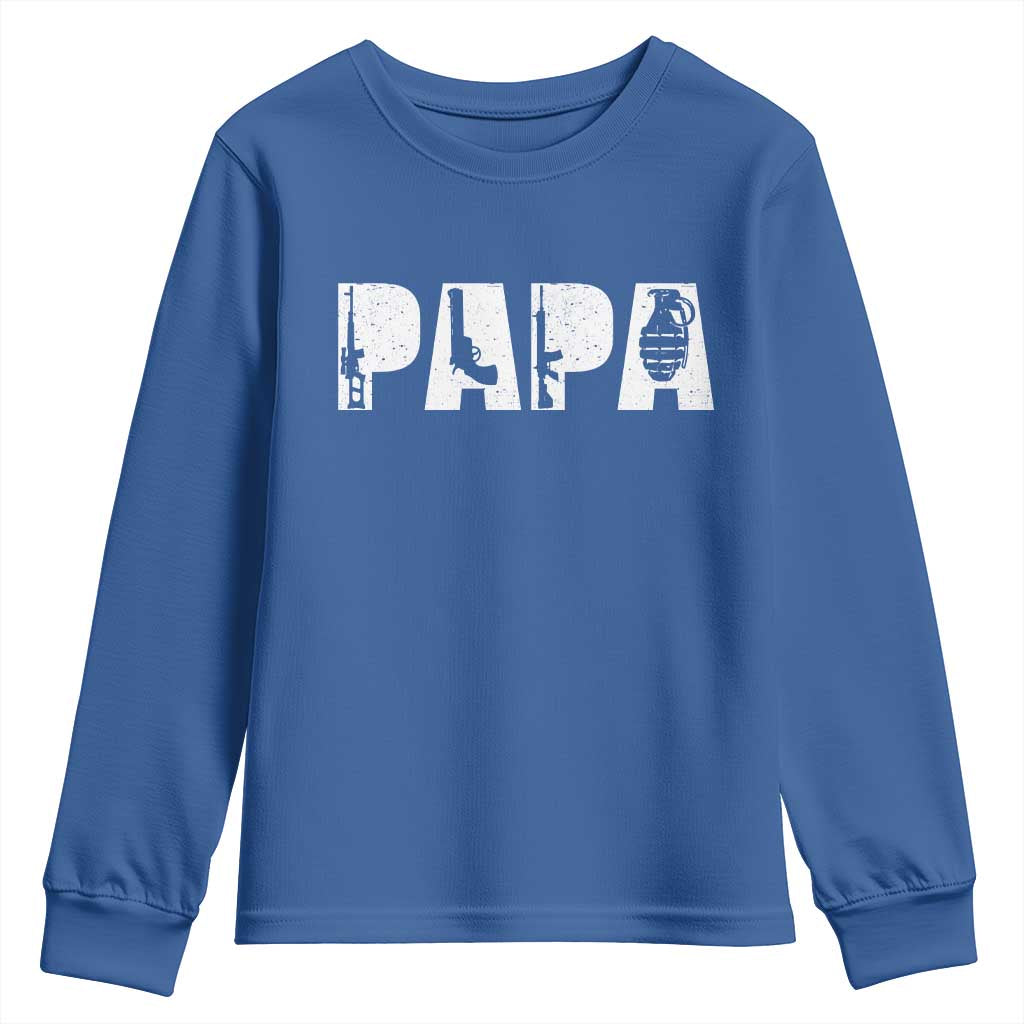 Proud Hunter Dad Youth Sweatshirt Funny Hunting Lifestyle Fathers Day Gift