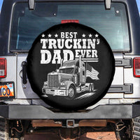 Best Truckin Dad Ever Spare Tire Cover Trucker Papa Fathers Day Gift