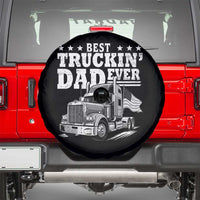 Best Truckin Dad Ever Spare Tire Cover Trucker Papa Fathers Day Gift
