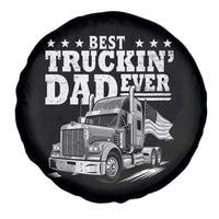 Best Truckin Dad Ever Spare Tire Cover Trucker Papa Fathers Day Gift