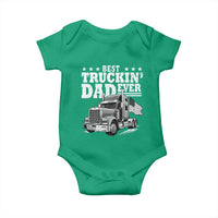 Best Truckin Dad Ever Baby Onesie Trucker Papa Fathers Day Gift