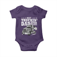 Best Truckin Dad Ever Baby Onesie Trucker Papa Fathers Day Gift