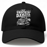Best Truckin Dad Ever Baseball Cap Trucker Papa Fathers Day Gift