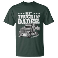 Best Truckin Dad Ever T Shirt Trucker Papa Fathers Day Gift