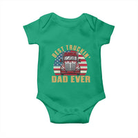 Best Truckin Dad Ever Baby Onesie Funny Driver Fathers Day Gift
