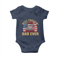 Best Truckin Dad Ever Baby Onesie Funny Driver Fathers Day Gift