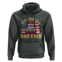 Best Truckin Dad Ever Hoodie Funny Driver Fathers Day Gift