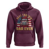 Best Truckin Dad Ever Hoodie Funny Driver Fathers Day Gift