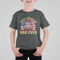 Best Truckin Dad Ever T Shirt For Kid Funny Driver Fathers Day Gift