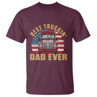 Best Truckin Dad Ever T Shirt Funny Driver Fathers Day Gift