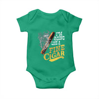 Cigar Lovers Baby Onesie I Am Aging Like A Fine Cigar