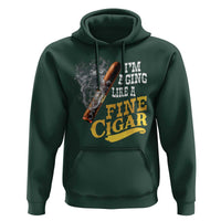 Cigar Lovers Hoodie I Am Aging Like A Fine Cigar