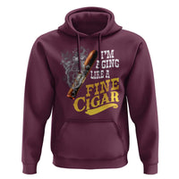 Cigar Lovers Hoodie I Am Aging Like A Fine Cigar