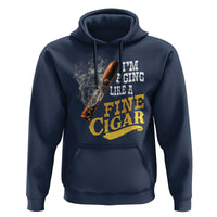 Cigar Lovers Hoodie I Am Aging Like A Fine Cigar