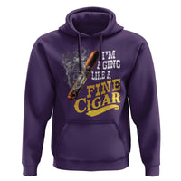 Cigar Lovers Hoodie I Am Aging Like A Fine Cigar