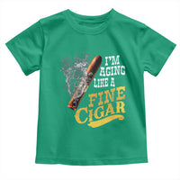 Cigar Lovers Toddler T Shirt I Am Aging Like A Fine Cigar