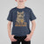 Funny Cat Bourbon Lover T Shirt For Kid I Will Be In The Backyard Cigar Meme - Wonder Print Shop