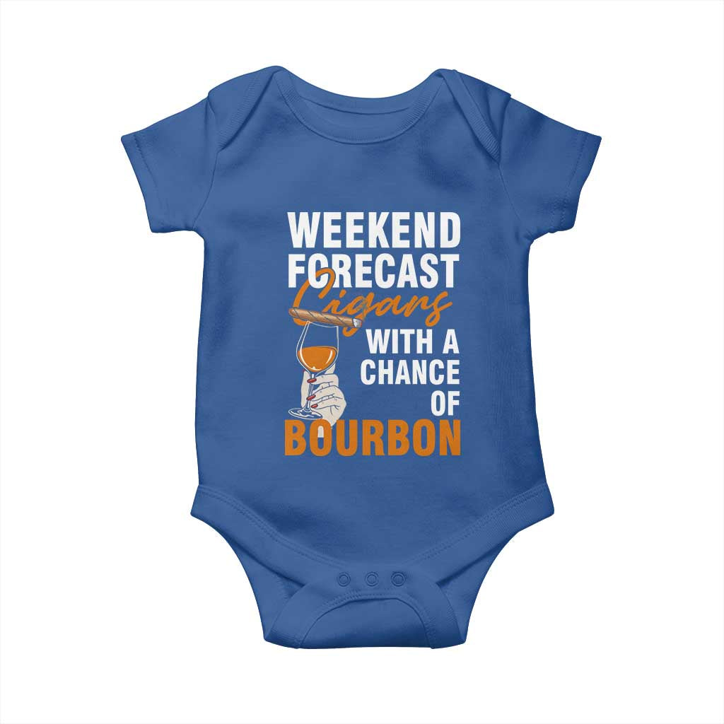 Weekend Forecast Cigars And Bourbon Baby Onesie Gift For Women - Wonder Print Shop