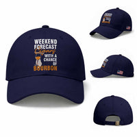 Weekend Forecast Cigars And Bourbon Baseball Cap Gift For Women