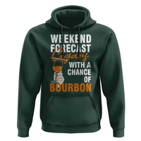 Weekend Forecast Cigars And Bourbon Hoodie Gift For Women - Wonder Print Shop