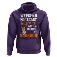 Weekend Forecast Cigars And Bourbon Hoodie Gift For Women - Wonder Print Shop