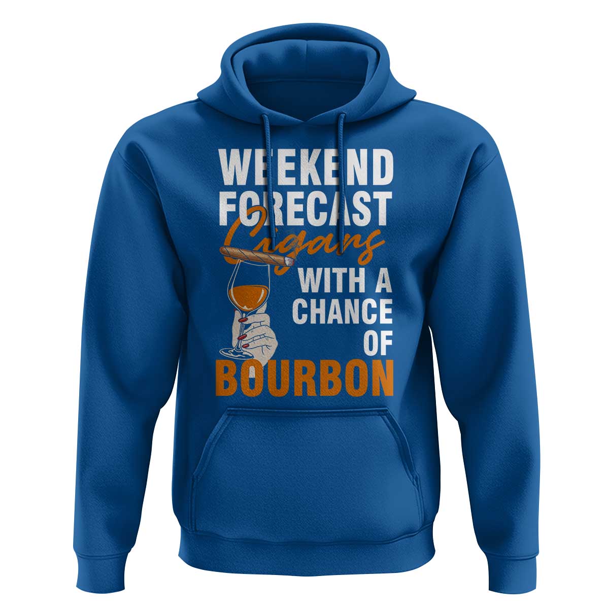 Weekend Forecast Cigars And Bourbon Hoodie Gift For Women - Wonder Print Shop
