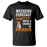 Weekend Forecast Cigars And Bourbon T Shirt Gift For Women - Wonder Print Shop