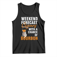 Weekend Forecast Cigars And Bourbon Tank Top Gift For Women - Wonder Print Shop