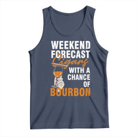 Weekend Forecast Cigars And Bourbon Tank Top Gift For Women - Wonder Print Shop