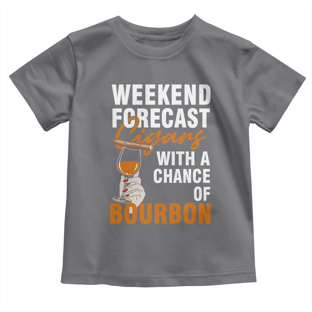 Weekend Forecast Cigars And Bourbon Toddler T Shirt Gift For Women - Wonder Print Shop