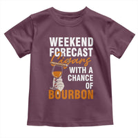 Weekend Forecast Cigars And Bourbon Toddler T Shirt Gift For Women - Wonder Print Shop