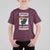 Funny Cat Drinking T Shirt For Kid Weekend Forecast 100% Chance Of Bourbon - Wonder Print Shop