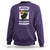 Funny Cat Drinking Sweatshirt Weekend Forecast 100% Chance Of Bourbon - Wonder Print Shop