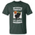 Funny Cat Drinking T Shirt Weekend Forecast 100% Chance Of Bourbon - Wonder Print Shop
