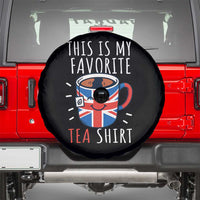 Funny Tea Lover Spare Tire Cover This Is My Favorite Tea Shirt Party UK Flag - Wonder Print Shop