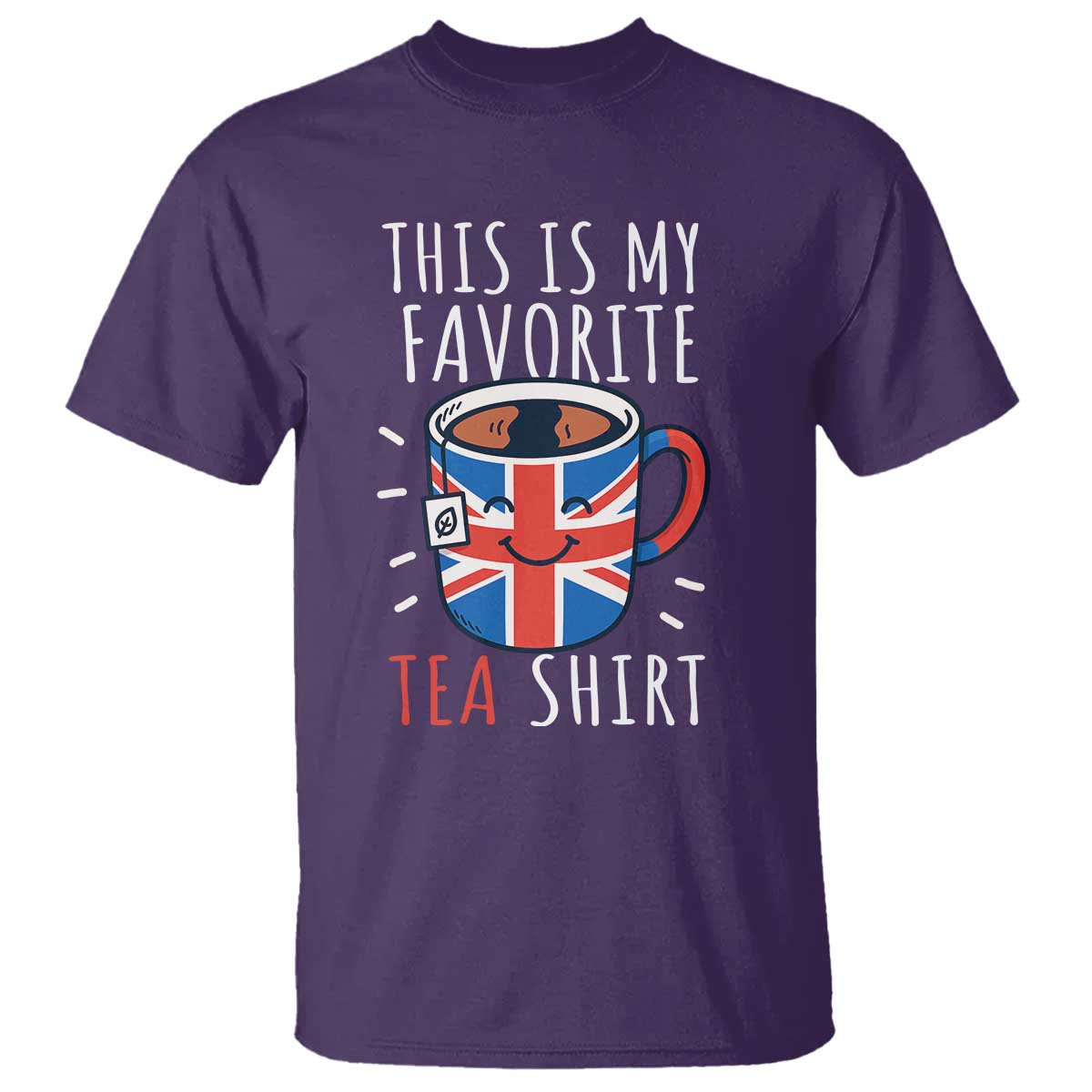 Funny Tea Lover T Shirt This Is My Favorite Tea Shirt Party UK Flag - Wonder Print Shop
