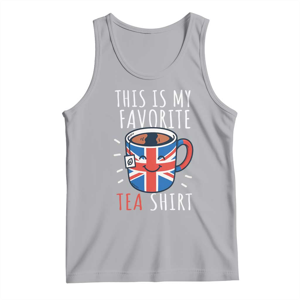 Funny Tea Lover Tank Top This Is My Favorite Tea Shirt Party UK Flag - Wonder Print Shop
