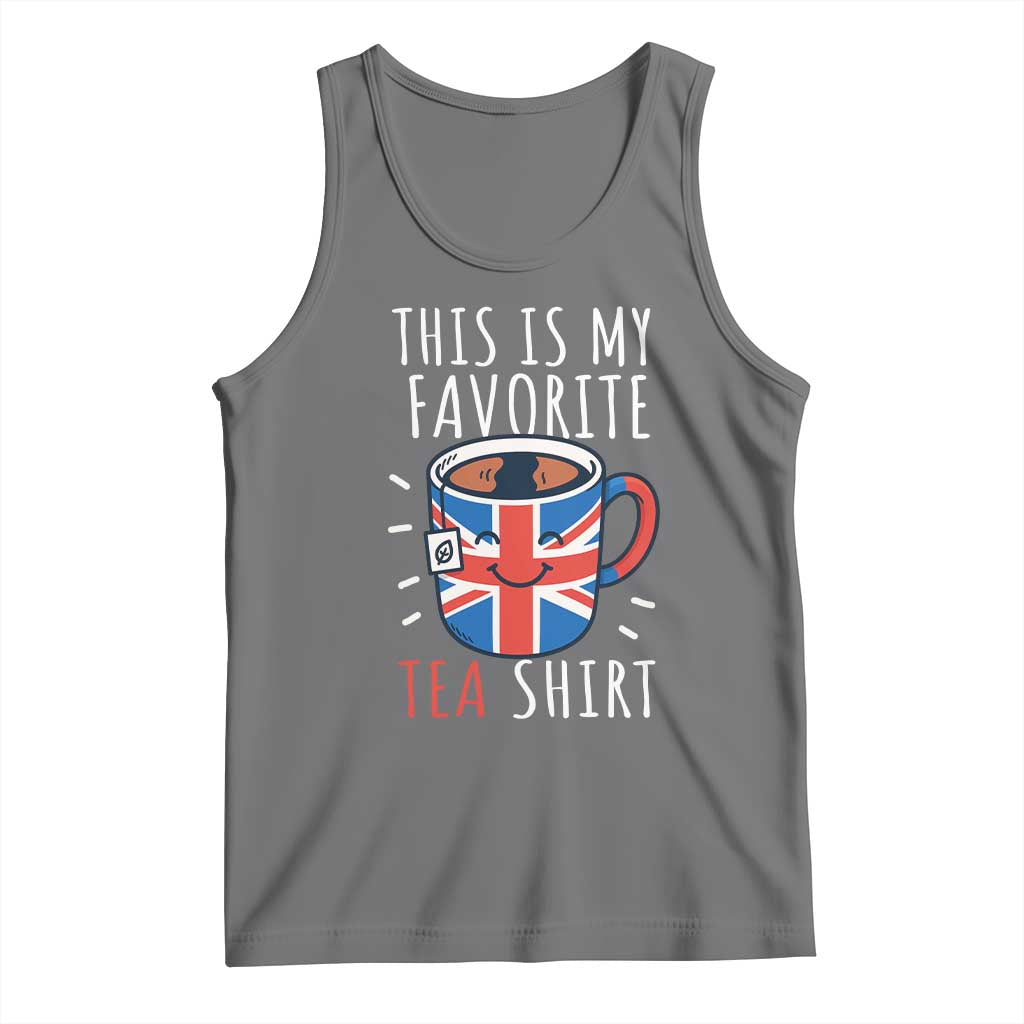Funny Tea Lover Tank Top This Is My Favorite Tea Shirt Party UK Flag - Wonder Print Shop