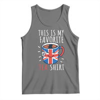Funny Tea Lover Tank Top This Is My Favorite Tea Shirt Party UK Flag - Wonder Print Shop