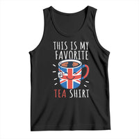 Funny Tea Lover Tank Top This Is My Favorite Tea Shirt Party UK Flag - Wonder Print Shop