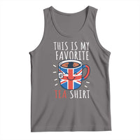 Funny Tea Lover Tank Top This Is My Favorite Tea Shirt Party UK Flag - Wonder Print Shop