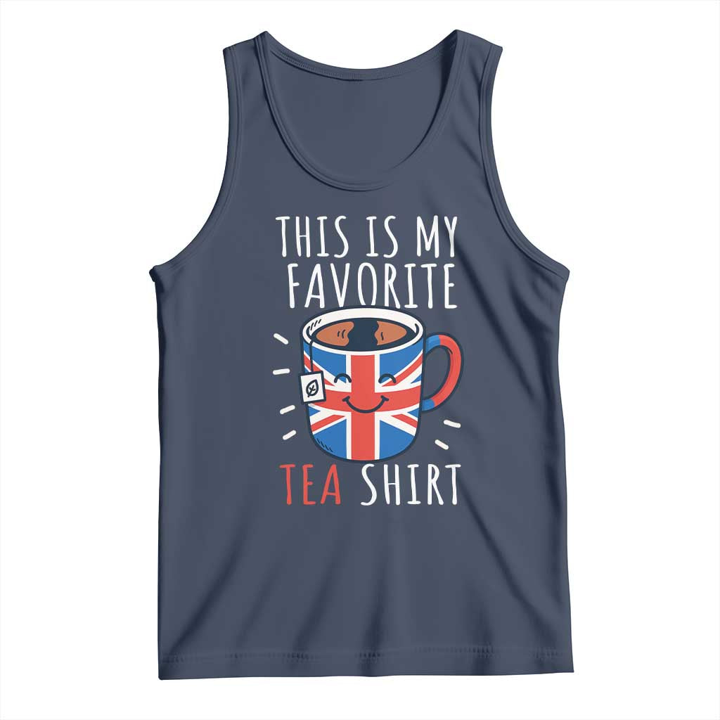 Funny Tea Lover Tank Top This Is My Favorite Tea Shirt Party UK Flag - Wonder Print Shop