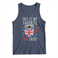 Funny Tea Lover Tank Top This Is My Favorite Tea Shirt Party UK Flag - Wonder Print Shop