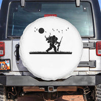 Bigfoot Hunting With Rifle Spare Tire Cover Funny Outdoor Hunter Gift - Wonder Print Shop