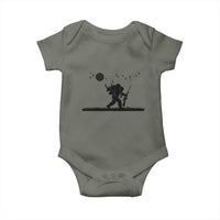 Bigfoot Hunting With Rifle Baby Onesie Funny Outdoor Hunter Gift - Wonder Print Shop