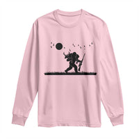 Bigfoot Hunting With Rifle Long Sleeve Shirt Funny Outdoor Hunter Gift - Wonder Print Shop
