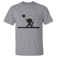 Bigfoot Hunting With Rifle T Shirt Funny Outdoor Hunter Gift - Wonder Print Shop