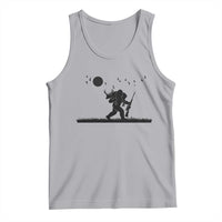 Bigfoot Hunting With Rifle Tank Top Funny Outdoor Hunter Gift - Wonder Print Shop